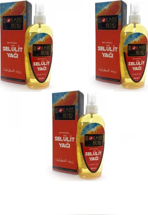 Selülit Yağı 150 ml 3Adet, Lokman Aktar
