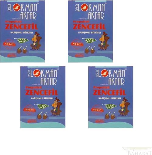 Propolisli Zencefil Karışımlı Çay 4x 100 Gr, Lokman Aktar