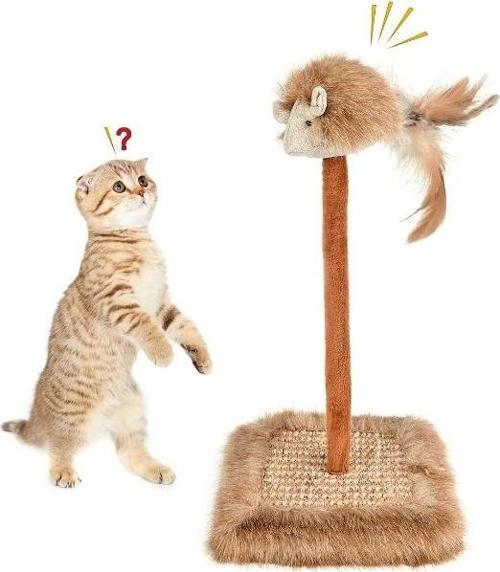 Sesli Oyuncaklı Kedi Tırmalama Tahtası