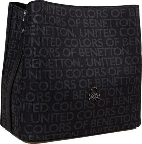 Siyah Monogram Eskitme Kadın Çapraz Çanta BNT 1298