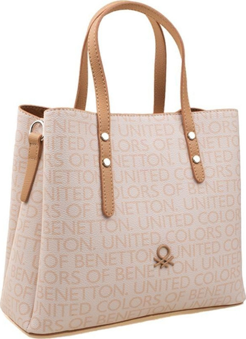 Bej Monogram Kadın El Çantası BNT945