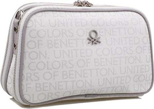 Beyaz Monogram Kadın Çapraz Çanta BNT951
