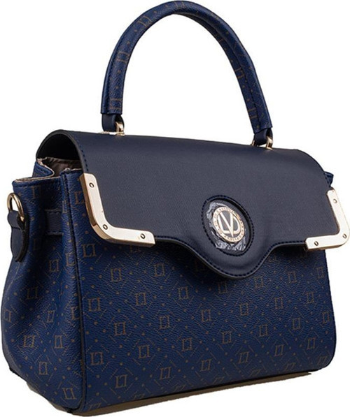 Levidor Lacivert Monogram Kadın El Çantası