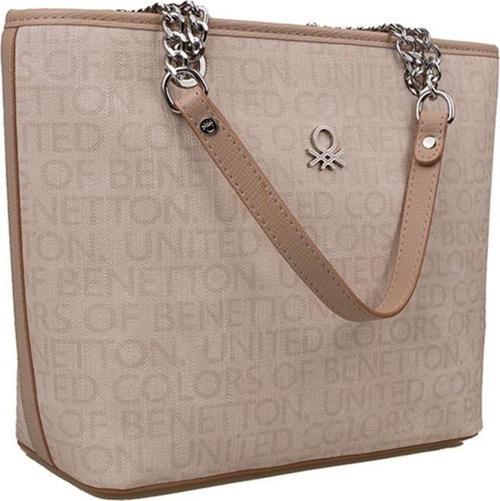 Bej Eskitme Monogram Kadın Kol Çantası BNT 1279