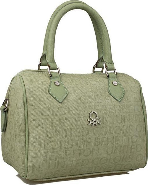 Haki Monogram Eskitme Kadın El Çantası BNT 1287