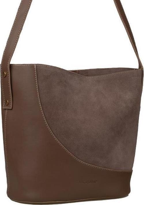 Vizon Nubuk Deri Detaylu Kadın Çapraz Çanta