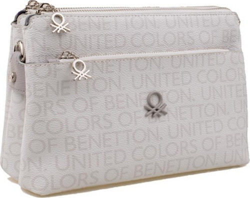 Beyaz Monogram Kadın Çapraz Çanta BNT960
