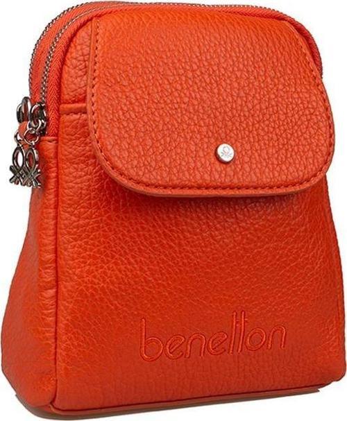 Turuncu Soft Line Deri Kadın Kol Çantası BNT 1479