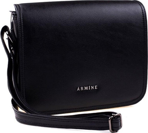 Siyah Kadın Düz Postacı Çantası