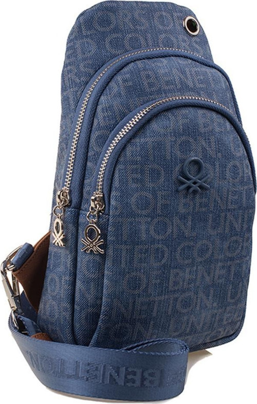Lacivert Monogram Kadın Vücut Çantası BNT954