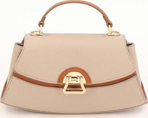 Levidor Vizon Camel Oval Kadın El Çantası