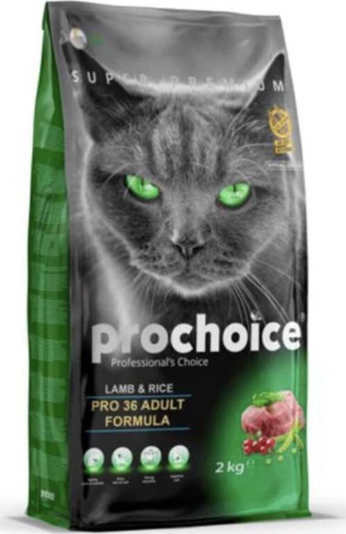 36 Kuzu Etli Yetişkin Kedi Maması 2 Kg