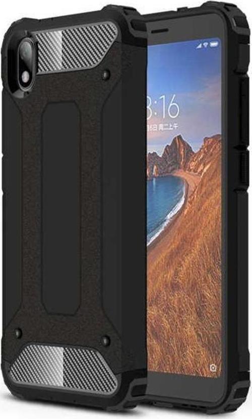 Xiaomi Redmi 7A Kılıf Armor Hybrid Zırh Silikon
