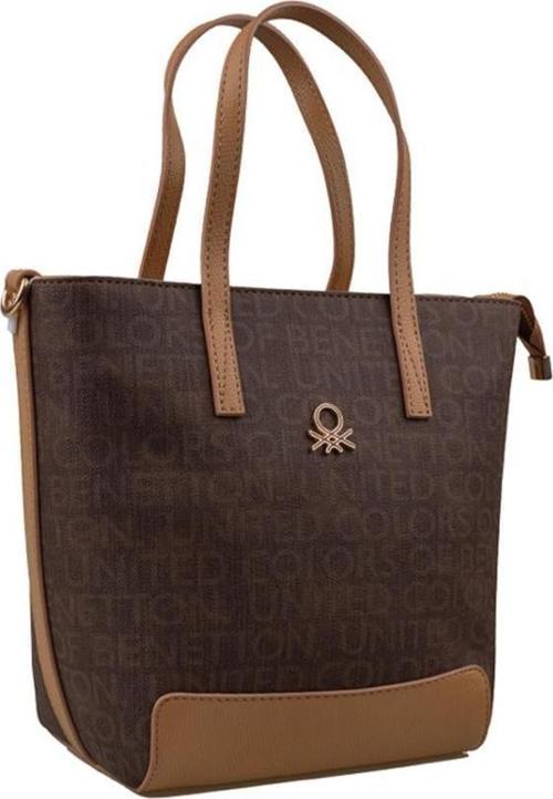 Kahverengi Monogram Eskitme Kadın El Çantası BNT 1331