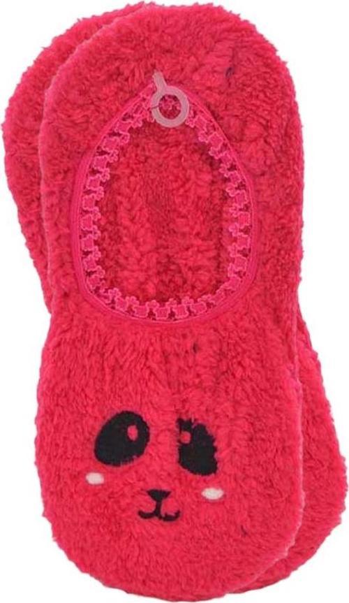 Kadın Gülen Yüz Emojili Peluş Panduf