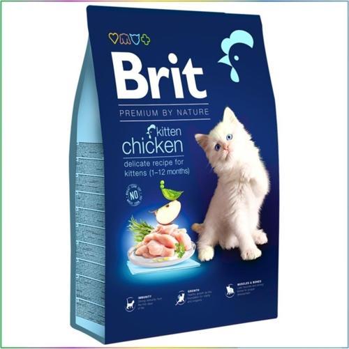 Brit Premium Kitten Tavuk ve Somonlu Yavru Kedi Maması 8 kg