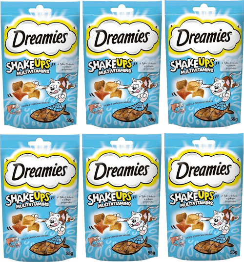 Kedi Ödülü Shake Ups Seafood (Deniz Ürünleri) 55 gr x 6 Ad