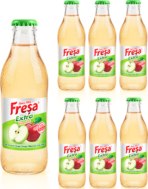 Extra Elma Aromalı Gazlı İçecek 200ml x 6 Adet