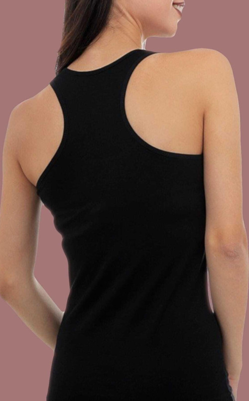 Kadın Siyah 6'Lı Paket Likralı Pamuk Sporcu Atlet