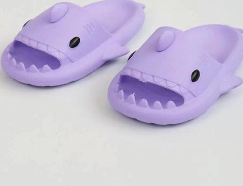 WG500 Köpekbalığı Mor Unisex Tam Ortopedik Terlik Shark Slides