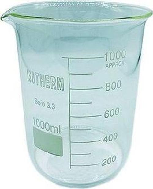 Cam Beher – Isıya Dayanıklı Borosilikat Cam – 1000 ml