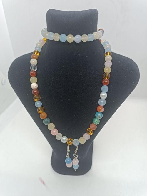 Karişik Kolye Ve Küpe Bileklik