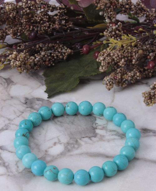 Turkuaz (Firuze) Doğal Taş Bileklik