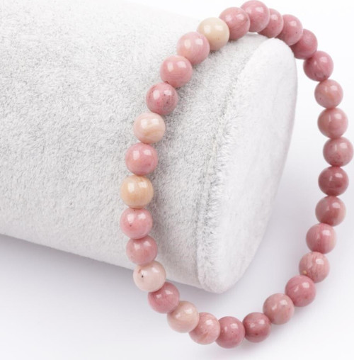 Pembe Jasper Bileklik 8 Mm