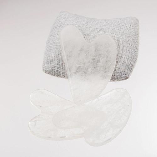 Kristal Kuvars Taşı Yüz Masaj Aleti-Gua Sha