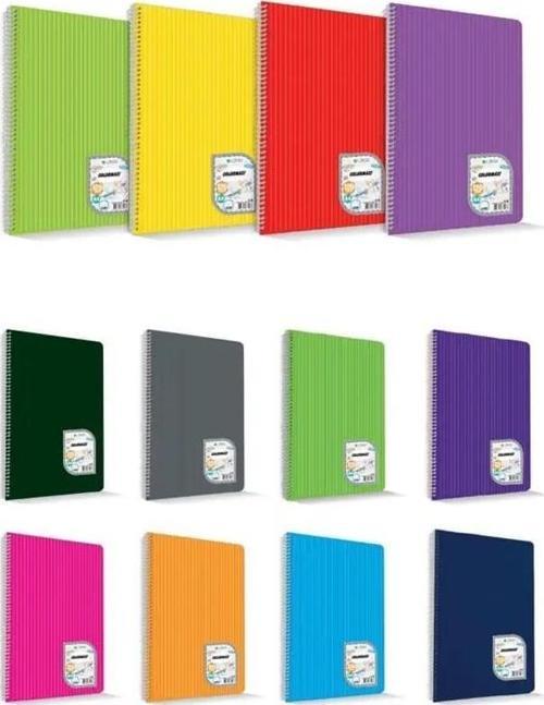 Colormaxi 60 Yaprak A5 Kareli Defter Spiralli - 2 adet