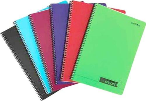 Smart 60 Yaprak A4 Düz Çizgisiz Defter Pp Kapak Spiralli - 4 adet