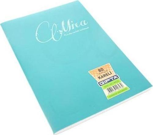 Gıpta Mica 80 Yaprak Pp A4 Kareli Defter - 2 adet