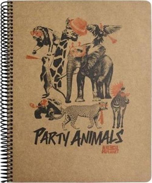 Mynote Kraft Defter Çizgili 100 Yaprak A4 Spiralli 2 adet Farklı Desen