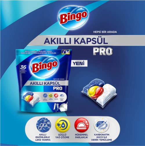 HEPSİ 1 ARADA AKILLI KAPSİL PRO 36 LI TABLET LİMONLU