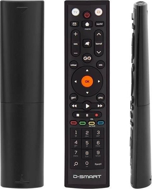 D-Smart HD Blue Go Tuşlu Yeni Nesil Uydu Kumandası