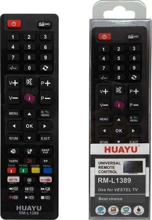 RM-L1389 Netflix - Youtube Tuşlu Vestel Universal Lcd Led Tv Kumandası