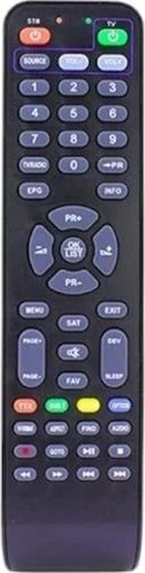 Mercury Full HD Mini Uydu Alıcı Kumandası 6643