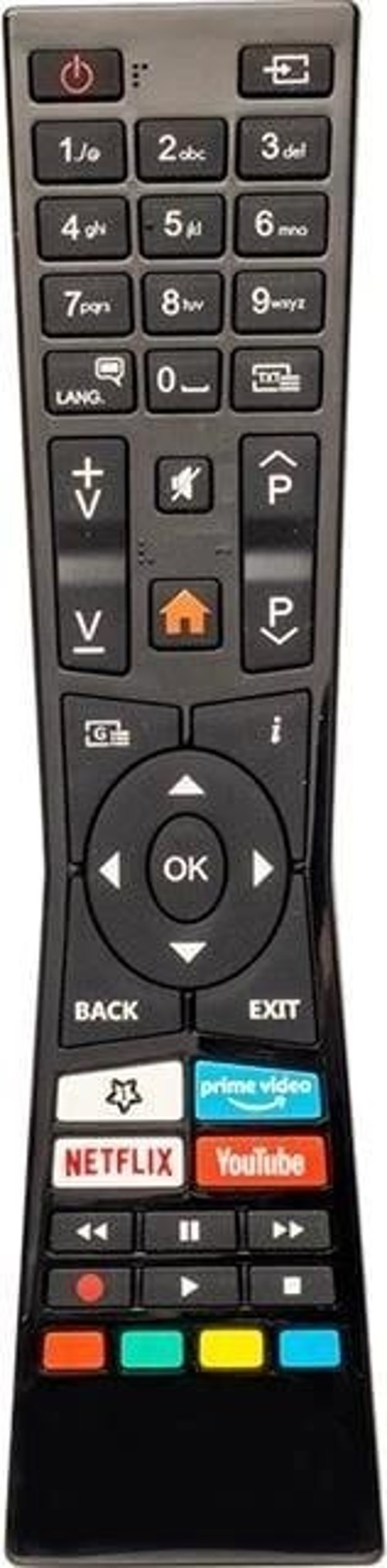 Vestel Netflix-Youtube-Prime Video Tuşlu Lcd-Led Tv Kumanda (Src-4316)(17382 Kalıp)