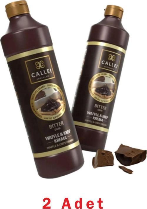 Waffle & Krep & Pankek Sos Bitter 1 kg x 2 Adet