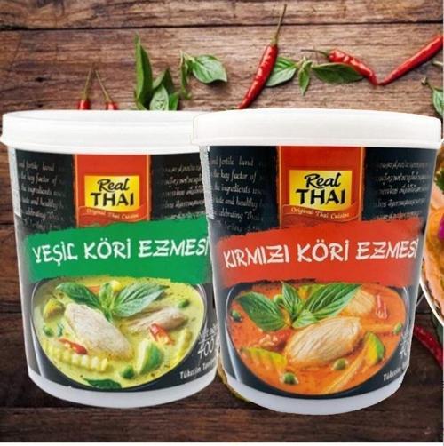 Köri Ezmesi Set (yeşil-kırmızı 400 Grx2)