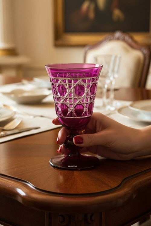 Gloria Pembe El Kesmesi Cam Kadeh Bardak 200Ml 1 Ad