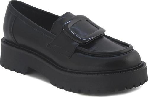 Kadın Oxford ( Klasik) 1M5471 Comart 5471 Vitello RY Nero