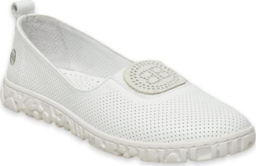 D25Ya-135 Günlük Beyaz Kadın Babet