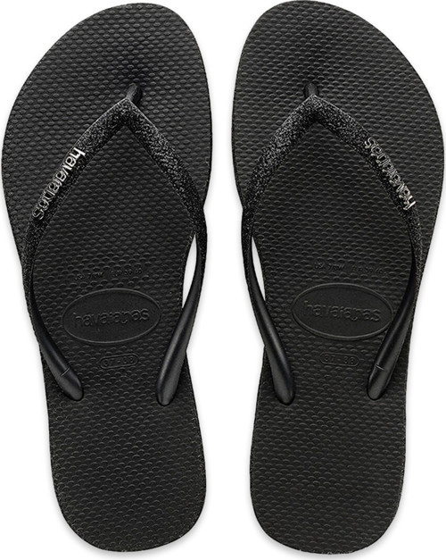 4146093 Slim Sparkle Ii Parmak Arası Siyah Kadın Terlik