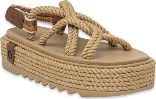 Bodrum Chunky Platform Bej Kadın Sandalet