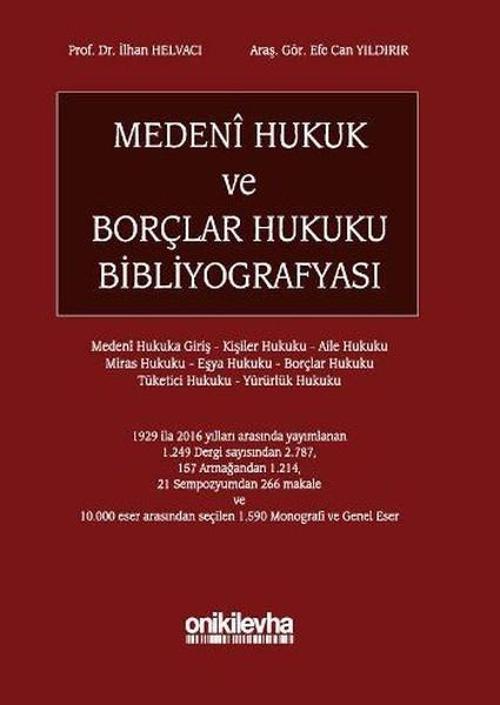 Medeni Hukuk ve Borçlar Hukuku Bibliyografyası