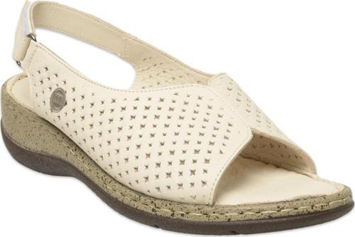 D25Ys-2870 Günlük Krem Kadın Sandalet