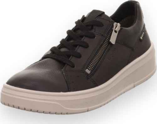 000334 Z Rejoise Gore-Tex Günlük Deri Siyah Kadın Ayakkabı