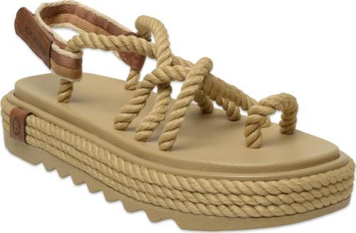 Ibiza Mid Platform Halat Bej Kadın Sandalet