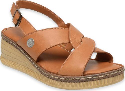 D25Ys-2360 Günlük Taba Kadın Sandalet